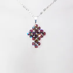 Pendant 40cm - Theophanie-Silver Chain - Pendant 40cm - Laiton argenté